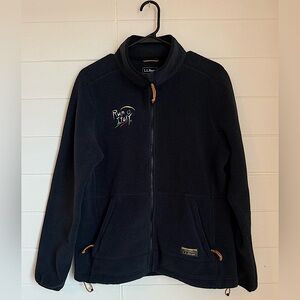 Rare LL Bean ‘Run Italy’ Sponsored Women’s Mountain Classic Fleece  Zip Fitted